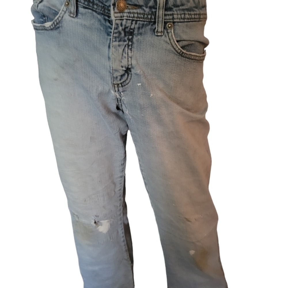 Lee Jeans Heavily Distressed Blue 12M